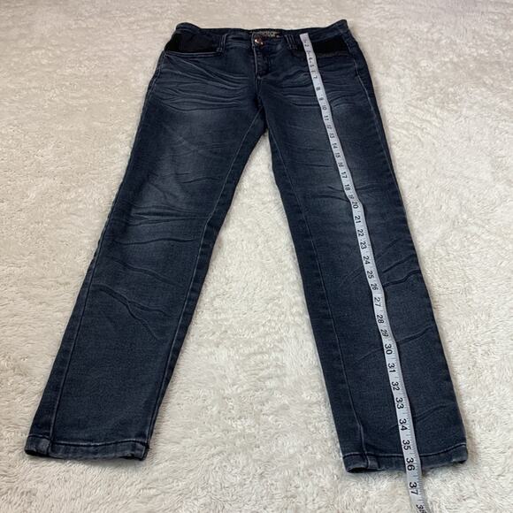 Caikezi Jeans Code embellished pocket straight leg mid rise jeans, 26 - Picture 9 of 15